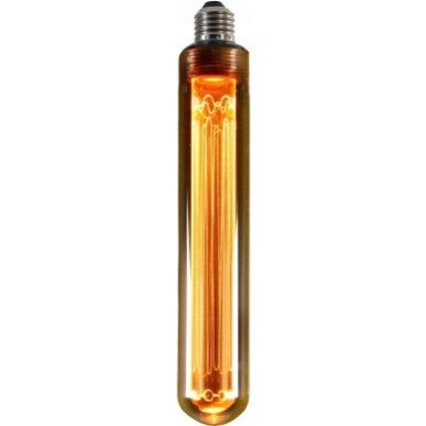 LED lemputė E27 3W, gintarinė, šilta balta šviesa