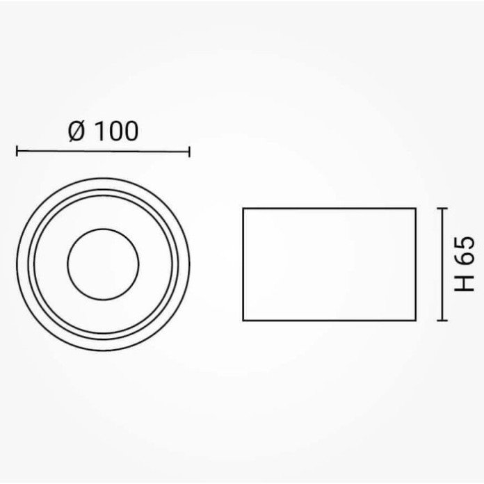 LED lubų šviestuvas, 10W, baltas, neutrali balta šviesa LED lubų šviestuvas, 10W, baltas, neutrali balta šviesa