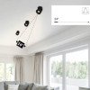 LED lubų šviestuvas, 12W, juodas, reguliuojamas, neutrali balta šviesa LED lubų šviestuvas, 12W, juodas, reguliuojamas, neutrali balta šviesa