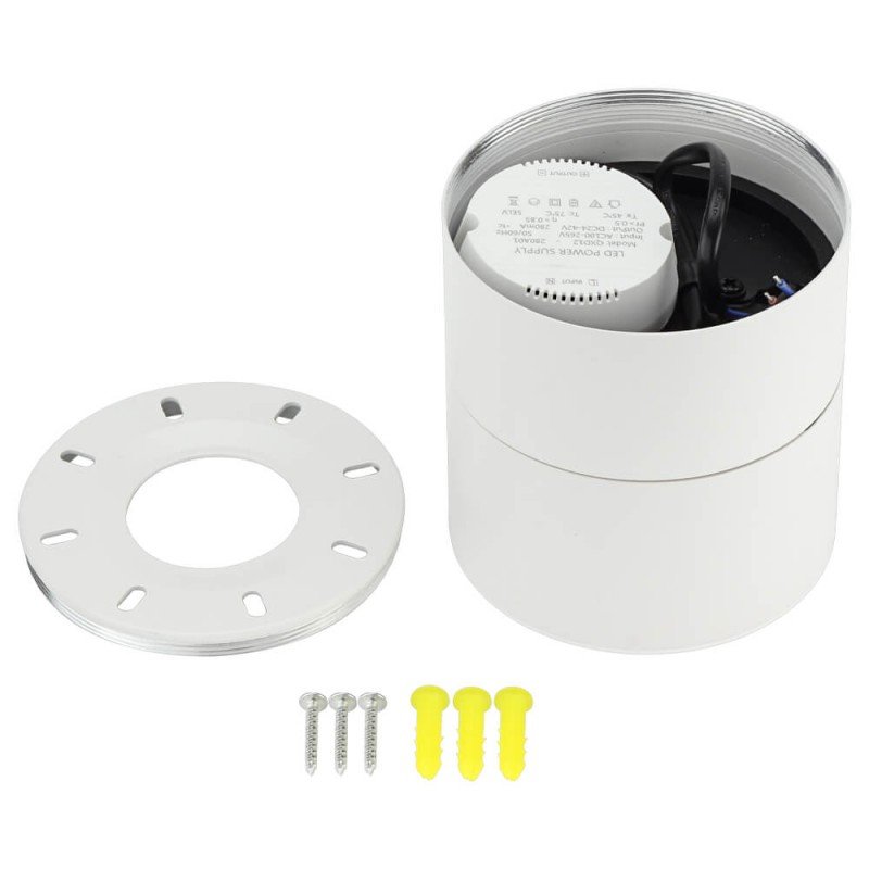 LED lubų šviestuvas, 12W, baltas, reguliuojamas, neutrali balta šviesa LED lubų šviestuvas, 12W, baltas, reguliuojamas, neutrali balta šviesa
