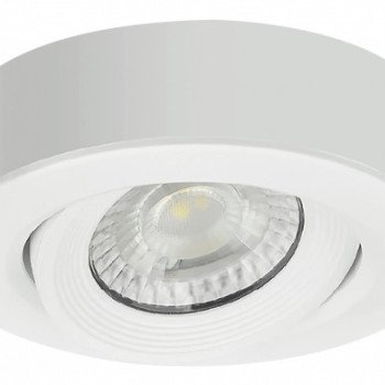 LED lubų šviestuvas, 5W, baltas, reguliuojamas, CCT šviesa