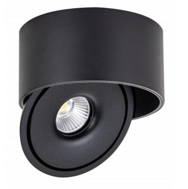 LED lubų šviestuvas, 20W, apvalus, reguliuojamas, juodas, CCT šviesa LED lubų šviestuvas, 20W, apvalus, reguliuojamas, juodas, CCT šviesa