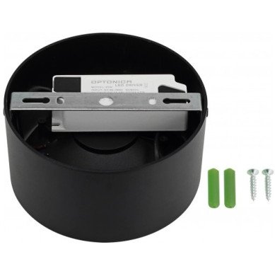 LED lubų šviestuvas, 20W, apvalus, reguliuojamas, juodas, CCT šviesa LED lubų šviestuvas, 20W, apvalus, reguliuojamas, juodas, CCT šviesa