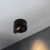 LED lubų šviestuvas, 20W, apvalus, reguliuojamas, juodas, CCT šviesa LED lubų šviestuvas, 20W, apvalus, reguliuojamas, juodas, CCT šviesa