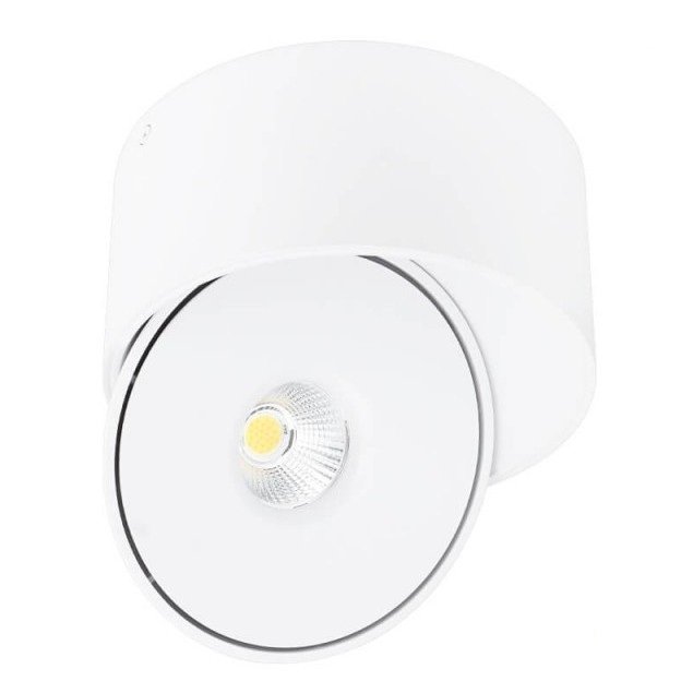 LED lubų šviestuvas, 30W, apvalus, reguliuojamas, baltas, CCT šviesa