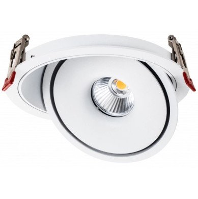LED šviestuvas, apvalus, pasukamas, baltas, 30W, CCT šviesa LED šviestuvas, apvalus, pasukamas, baltas, 30W, CCT šviesa
