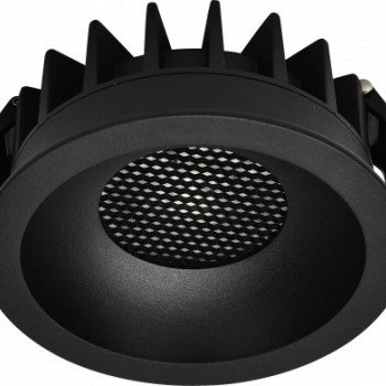 LED šviestuvas, apvalus, juodas, 10W, CCT šviesa LED šviestuvas, apvalus, juodas, 10W, CCT šviesa