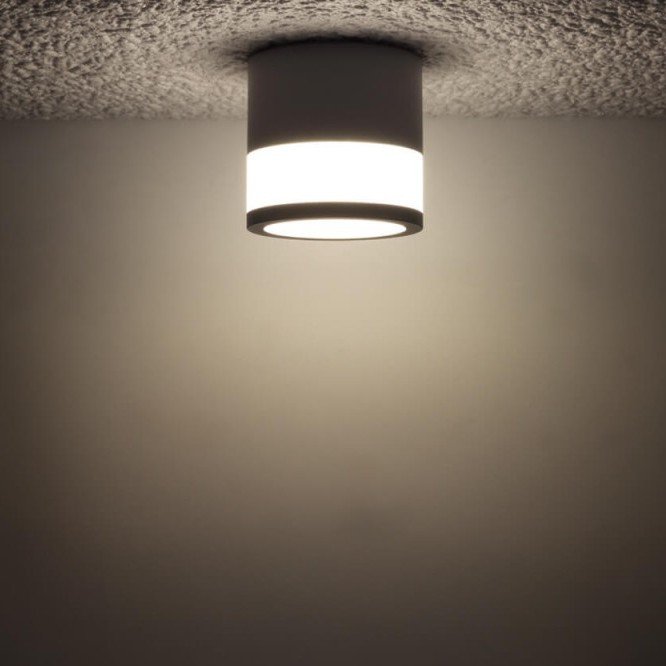 LED lubų šviestuvas, 7W, apvalus, baltas, neutrali balta šviesa