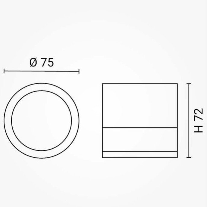 LED lubų šviestuvas, 7W, apvalus, baltas, šilta balta šviesa LED lubų šviestuvas, 7W, apvalus, baltas, šilta balta šviesa