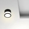 LED lubų šviestuvas, 12W, apvalus, juodas, neutrali balta šviesa LED lubų šviestuvas, 12W, apvalus, juodas, neutrali balta šviesa