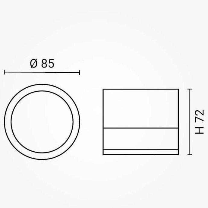 LED lubų šviestuvas, 12W, apvalus, juodas, neutrali balta šviesa LED lubų šviestuvas, 12W, apvalus, juodas, neutrali balta šviesa