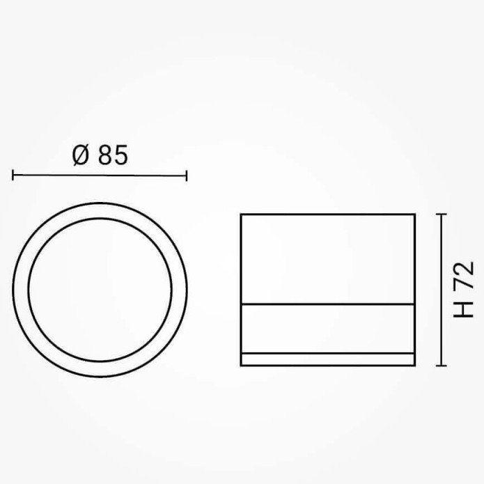 LED lubų šviestuvas, 12W, apvalus, baltas, neutrali balta šviesa LED lubų šviestuvas, 12W, apvalus, baltas, neutrali balta šviesa