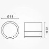 LED lubų šviestuvas, 12W, apvalus, baltas, šilta balta šviesa LED lubų šviestuvas, 12W, apvalus, baltas, šilta balta šviesa