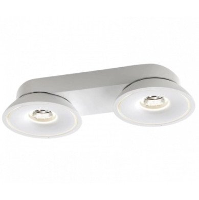 LED COB lubų šviestuvas, 2x15W, apvalus, baltas, CCT šviesa LED COB lubų šviestuvas, 2x15W, apvalus, baltas, CCT šviesa