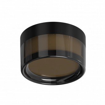 LED lubų šviestuvas, apskritas, juodas, 9W, CCT