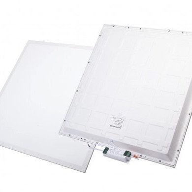 LED panelė, 60x60, 36W, su maitinimu, šalta balta šviesa