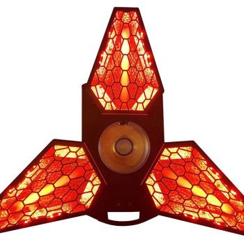 LED prožektorius, 3x60W balta, 36x3W RGB