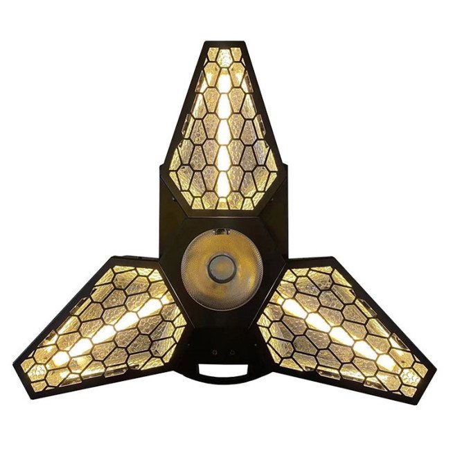 LED prožektorius, 3x60W balta, 36x3W RGB