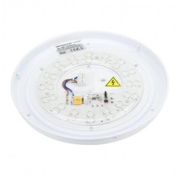 LED lubų šviestuvas, 12W, baltas/sidabrinis, CCT šviesa