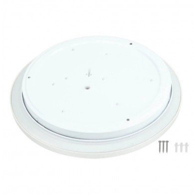 LED lubų šviestuvas, 12W, baltas/sidabrinis, CCT šviesa