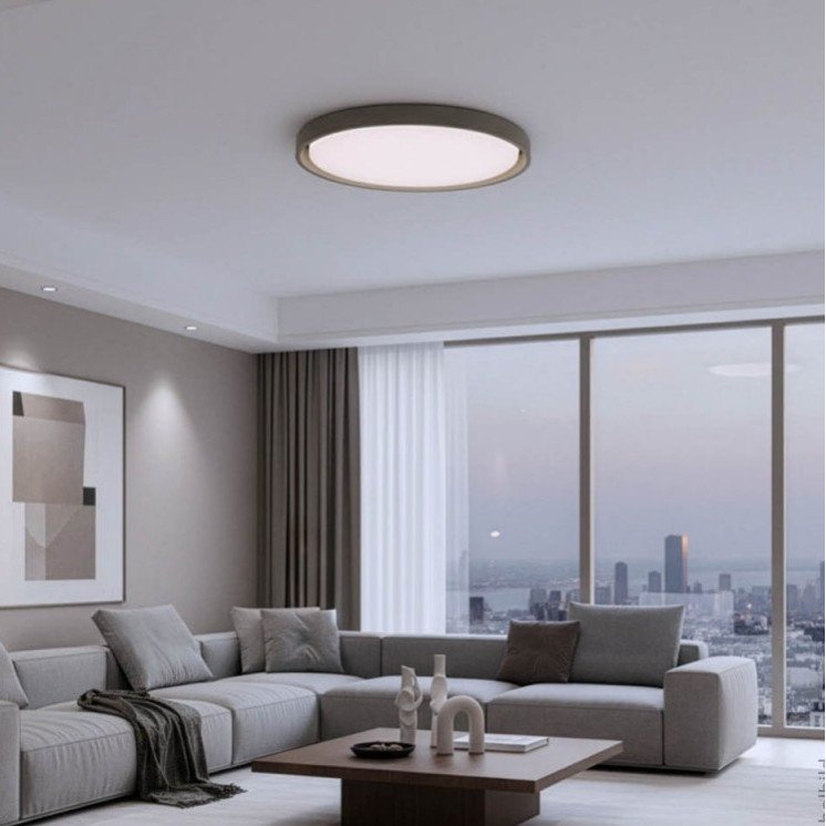LED lubų šviestuvas, 36W, baltas/pilkas, CCT šviesa