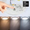 LED lubų šviestuvas, 36W, baltas/pilkai rudas, CCT šviesa
