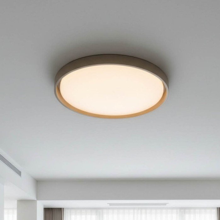LED lubų šviestuvas, 36W, baltas/pilkai rudas, CCT šviesa