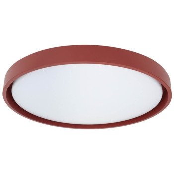 LED lubų šviestuvas, 36W, baltas/raudonas aksomas, CCT šviesa