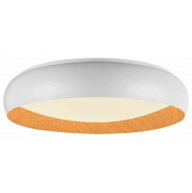 LED lubų šviestuvas, 36W, baltas/medžio, CCT šviesa LED lubų šviestuvas, 36W, baltas/medžio, CCT šviesa