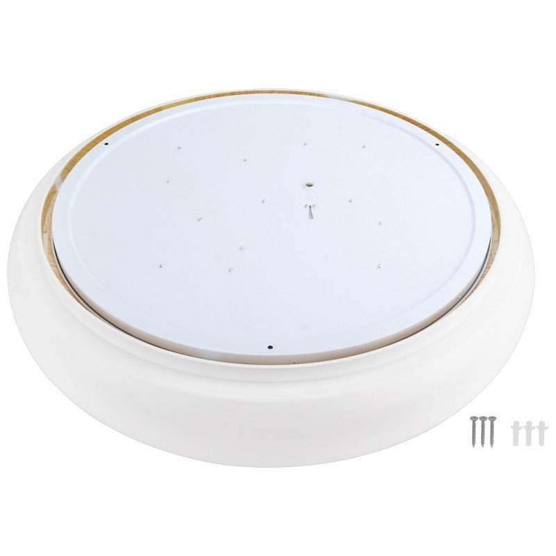 LED lubų šviestuvas, 36W, baltas/medžio, CCT šviesa LED lubų šviestuvas, 36W, baltas/medžio, CCT šviesa