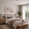 LED lubų šviestuvas, 36W, baltas/medžio, CCT šviesa LED lubų šviestuvas, 36W, baltas/medžio, CCT šviesa