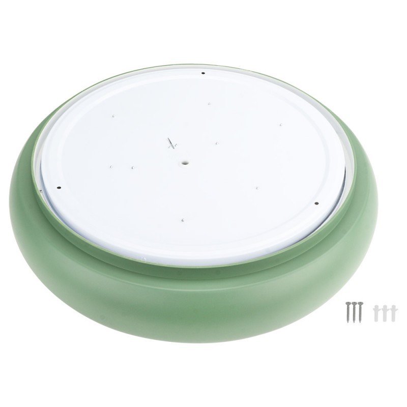 LED lubų šviestuvas, 24W, baltas/pilkai žalsvas, CCT šviesa