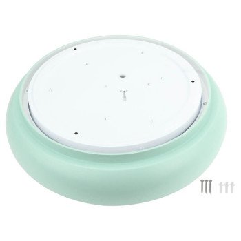LED lubų šviestuvas, 12W, baltas/pilkai žydras, CCT šviesa