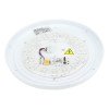 LED lubų šviestuvas, 12W, baltas/pilkai žydras, CCT šviesa