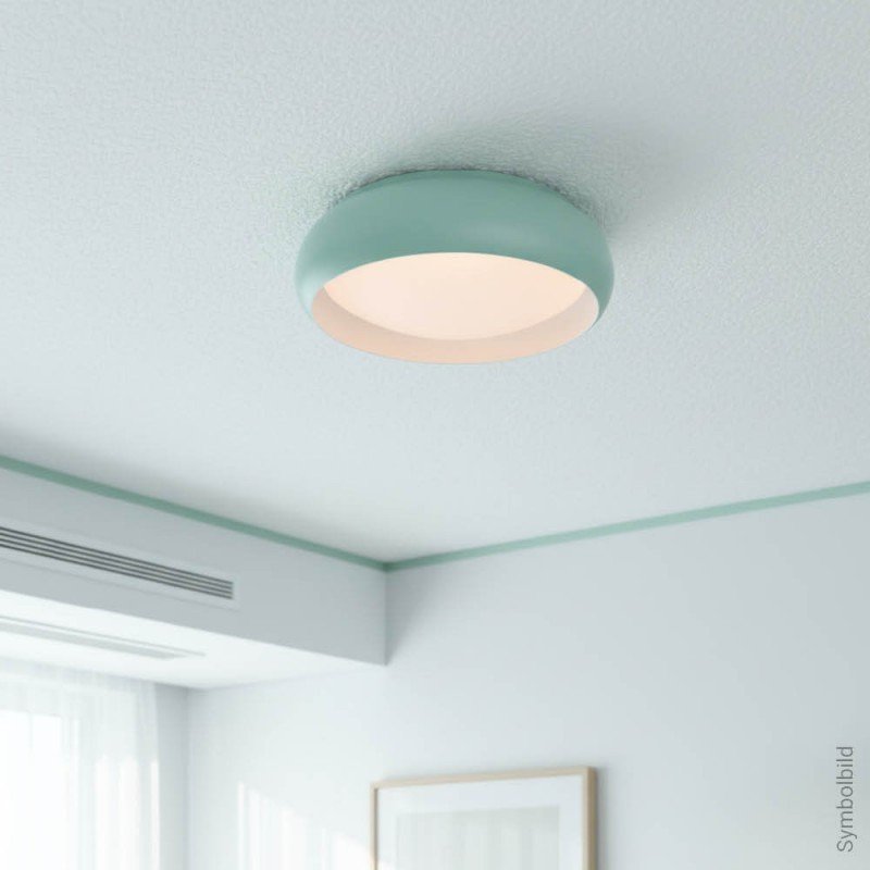 LED lubų šviestuvas, 12W, baltas/pilkai žydras, CCT šviesa