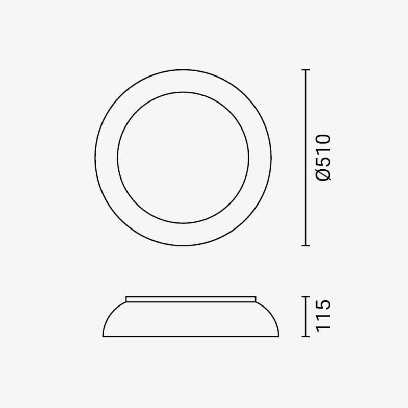 LED lubų šviestuvas, 24W, baltas/juodas/medžio, CCT šviesa