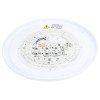 LED lubų šviestuvas, 48W, baltas/medžio, CCT šviesa, nuotolinis valdymas