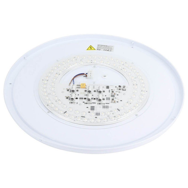LED lubų šviestuvas, 60W, juodas/medžio, CCT šviesa, nuotolinis valdymas