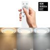 LED lubų šviestuvas, 40W, apvalus, juodas, atmintis, nuotolinis valdymas, RGB, CCT šviesa LED lubų šviestuvas, 40W, apvalus, juodas, atmintis, nuotolinis valdymas, RGB, CCT šviesa