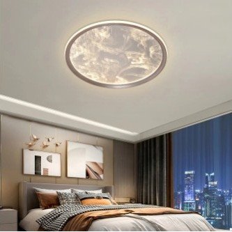 LED lubų šviestuvas, 68W, pilkas/pilkai margas, CCT šviesa, nuotolinis valdymas LED lubų šviestuvas, 68W, pilkas/pilkai margas, CCT šviesa, nuotolinis valdymas