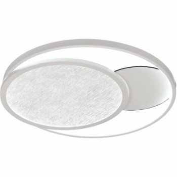 LED lubų šviestuvas, 64W, baltas/pilkas, CCT šviesa, nuotolinis valdymas
