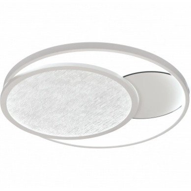 LED lubų šviestuvas, 64W, baltas/pilkas, CCT šviesa, nuotolinis valdymas LED lubų šviestuvas, 64W, baltas/pilkas, CCT šviesa, nuotolinis valdymas