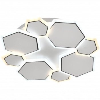 LED lubų šviestuvas, 68W, baltas/pilkas, CCT šviesa, nuotolinis valdymas