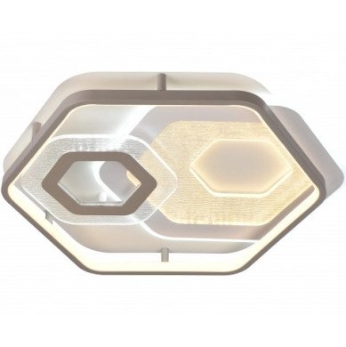 LED lubų šviestuvas, 84W, baltas/pilkas, CCT šviesa, nuotolinis valdymas LED lubų šviestuvas, 84W, baltas/pilkas, CCT šviesa, nuotolinis valdymas