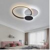 LED lubų šviestuvas, 78W, baltas/juodas, CCT šviesa, nuotolinis valdymas