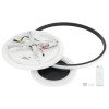 LED lubų šviestuvas, 78W, baltas/juodas, CCT šviesa, nuotolinis valdymas