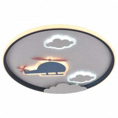 LED lubų šviestuvas, 78W, baltas/juodas, CCT šviesa, nuotolinis valdymas LED lubų šviestuvas, 78W, baltas/juodas, CCT šviesa, nuotolinis valdymas