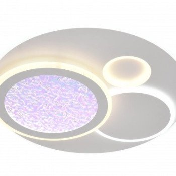 LED lubų šviestuvas, 84W, baltas/pilkas, CCT šviesa, nuotolinis valdymas
