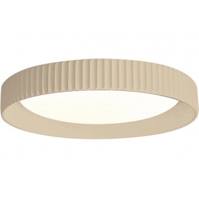 LED lubų šviestuvas, 60W, apvalus, smėlio, CCT šviesa
