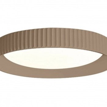 LED lubų šviestuvas, 60W, apvalus, rudo smėlio, CCT šviesa